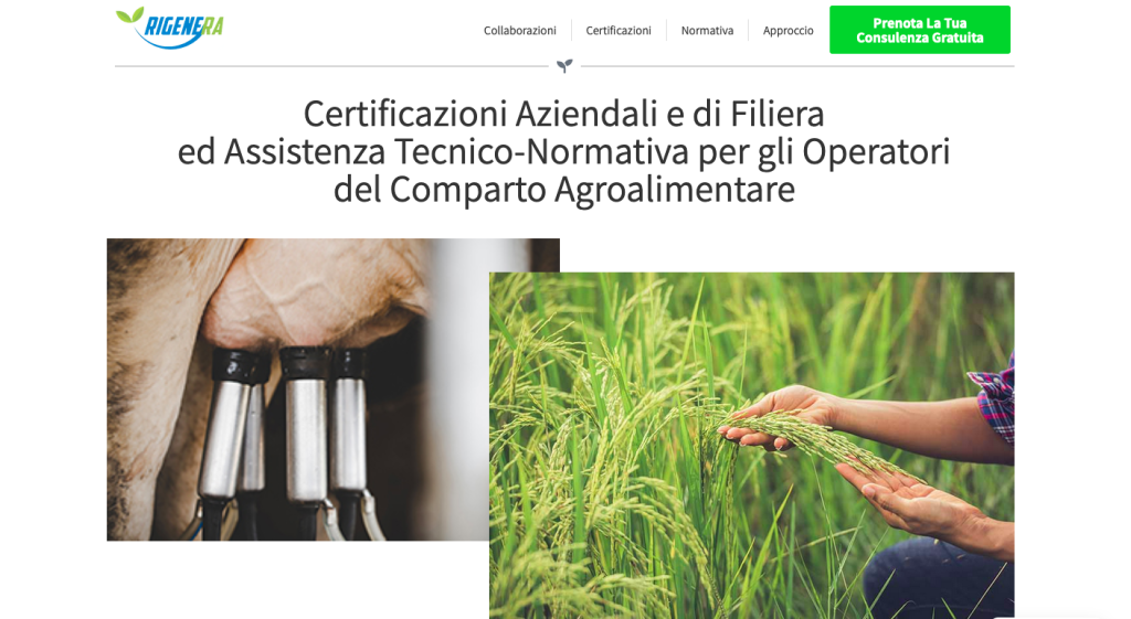 Website rigeneracertifica.it